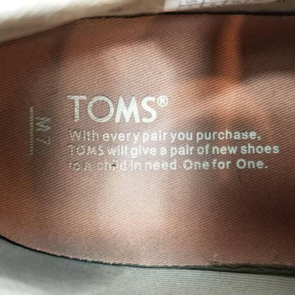 TOMS Men's Canvas Landen Sneakers Size 7 - Picture 5 of 9